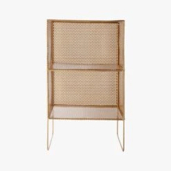 Sift Gold Metal Side Table -Optimal Furniture Store SiftGold2StoryTowerAVS17