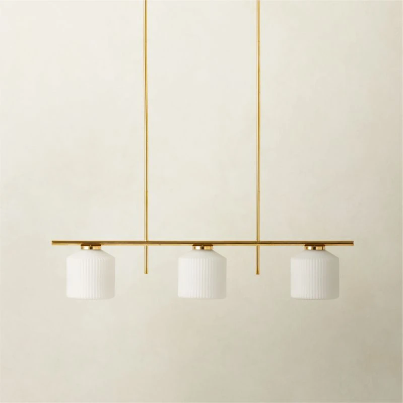 Silo 3-Bulb Polished Brass Pendant Light 1 Silo 3-Bulb Polished Brass Pendant Light
