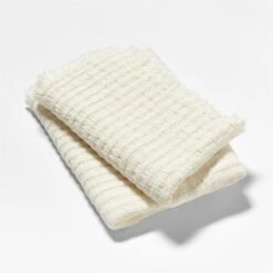 Silva Organic Warm White Throw Blanket -Optimal Furniture Store SilvaWrmWhtOrgThrowAV2SSS23