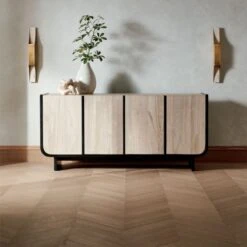 Via Large Travertine Knot -Optimal Furniture Store SionWhiteWashTeakCredenzaJL20 1x1