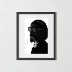 'Snoop Dogg' Photographic Print In Black Frame 17.75"x21.75"