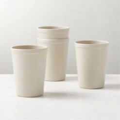 Sojourn Oat Melamine Tumblers Set Of 4