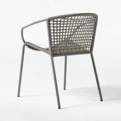 Sophia Grey Outdoor Dining Armchair -Optimal Furniture Store SophiaGreyDiningChair3QBSSS21 1