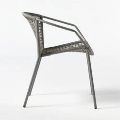 Sophia Grey Outdoor Dining Armchair -Optimal Furniture Store SophiaGreyDiningChairSDSSS21 1