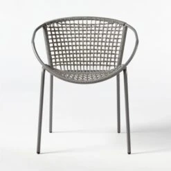 Sophia Grey Outdoor Dining Armchair -Optimal Furniture Store SophiaGreyDiningChairSOSSS21 1