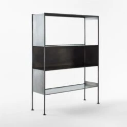 Spule Metal Bookcase 61'' 8 Spule Metal Bookcase 61'' -Optimal Furniture Store SpuleShortMetalBookcase3QSSF22