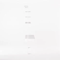 Stairway 2-Drawer White Wall Mount Desk With Shelves 96'' -Optimal Furniture Store Stairway96inWideDeskWhtSDSSF21