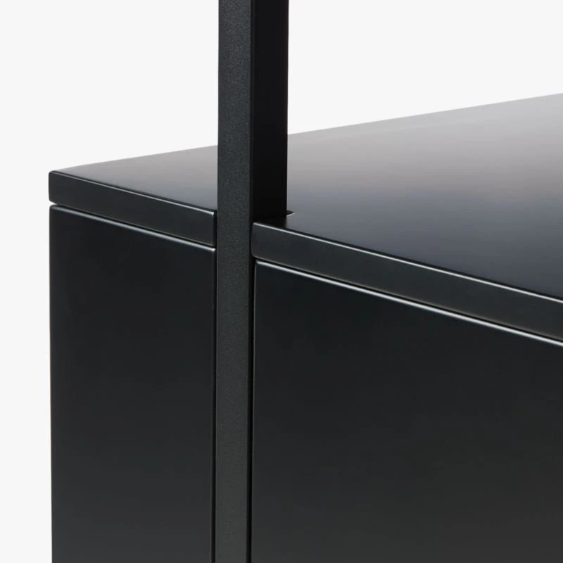 Stairway Black Cabinet - 96" Height 7 Stairway Black Cabinet - 96" Height - Image 7