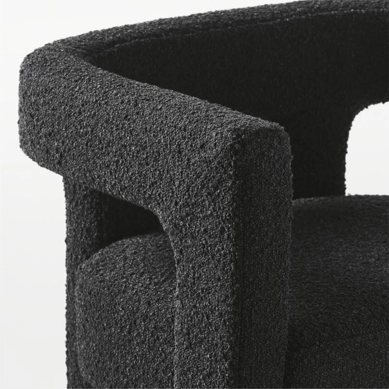 Stature Black Dining Armchair 9 Stature Black Dining Armchair - Image 9