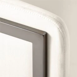 Stretta Ivory Velvet Office Chair -Optimal Furniture Store StrettaIvoryMtlOffcChairAVSSS22