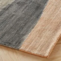 Sundown Handloomed Copper And Ivory Viscose Area Rug 5'x8' -Optimal Furniture Store SundownHdldVscCpprRug8x10ROS23