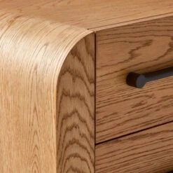Sutton 2-Drawer White Oak Wood Nightstand -Optimal Furniture Store SuttonOakNightstandAVSSF23