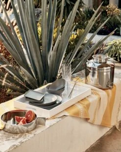 Gold Stainless Steel Straw Set Of 8 -Optimal Furniture Store TabPolishedAluminumServingMR20