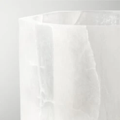 Talia Alabaster Hurricane Candle Holder -Optimal Furniture Store TaliaAlabasterHurricaneAVSHF21