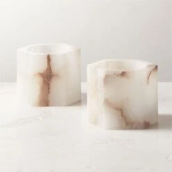 Talia Alabaster Tealight Candle Holder -Optimal Furniture Store TaliaAlbstrTealightHldrAV3SHS23