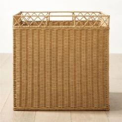 Tamra Natural Rattan Storage Basket -Optimal Furniture Store TamraNatRttnBasketAV3SHS23