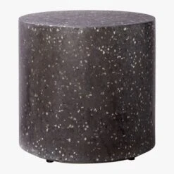 Terrazzo Outdoor Side Table Cover -Optimal Furniture Store TerrazzoSideTableBlackSOS20