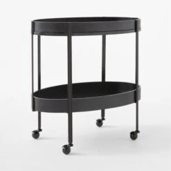 Toast Black Bar Cart -Optimal Furniture Store ToastBarCart3QSSF23