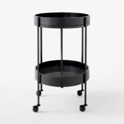 Toast Black Bar Cart -Optimal Furniture Store ToastBarCartSDSSF23