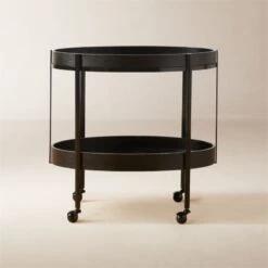 Toast Black Bar Cart