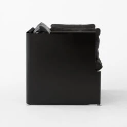 Tol Black Leather Chair -Optimal Furniture Store TolBlackLeatherChairSDSSF23