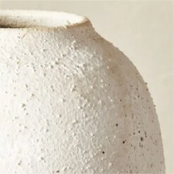 Torino Textured White Vase -Optimal Furniture Store TorinoWhiteTextureVaseAVSHF20