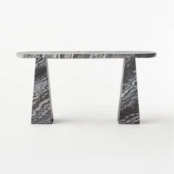 Tria Grey Marble Console Table -Optimal Furniture Store TriaGryMarbleConsoleTableSOSSS21