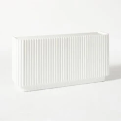 Truffle High-Gloss White Credenza -Optimal Furniture Store TruffleWhiteCredenza3QF20