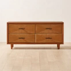 Verano 4-Drawer Rattan Dresser