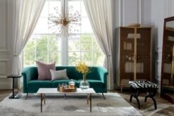 Trace Brass Wire Bookcase -Optimal Furniture Store VicenteTealVelvetSofaJL19