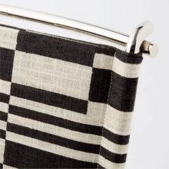 Vicino Black And White Patterned Upholstered Office Chair -Optimal Furniture Store VicinoPatternedChairAVSSS23