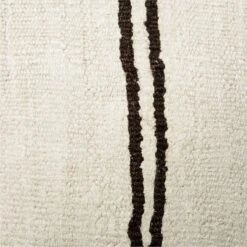 Vintage Striped Hemp Throw Pillow With Down-Alternative Insert 23'' -Optimal Furniture Store VintageHmpStripePllw23x23AVSSS23