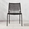 Virve Black Rope Outdoor Dining Chair Set Of 4