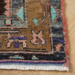 Vintage Handknotted Wool Turkish Runner 4'11"x11'5" -Optimal Furniture Store VntgHdkdWlRnnr4p9x11p5AVSHF23