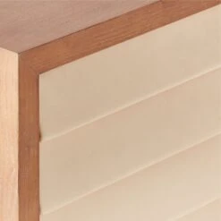 Wane Wood 2-Drawer File Cabinet With Vegan Leather Drawers -Optimal Furniture Store WaneWideFileCabinetAVSSS22