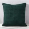 Waverly Dark Green Outdoor Throw Pillow 23''