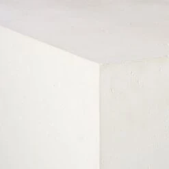 Ivory Concrete Outdoor Side Table 7 Ivory Concrete Outdoor Side Table -Optimal Furniture Store WhiteConcreteCoffeeTableAVS20