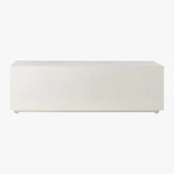 Concrete Outdoor Coffee Table Cover -Optimal Furniture Store WhiteConcreteCoffeeTableSOS20