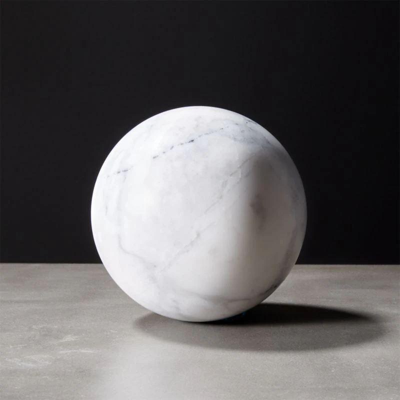 White Marble Sphere Object 1 White Marble Sphere Object