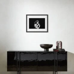 'Whitney' Photographic Print In Black Frame 21.75"x17.75" -Optimal Furniture Store WhitneyBlk21p75x17p75SHF23 3D
