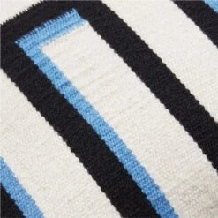 Zea Woven Blue Alpaca Wool-Blend Throw Pillow With Down-Alternative Insert 18'' -Optimal Furniture Store ZeaBlueWvnDnAltPllw18x18AVSSF23