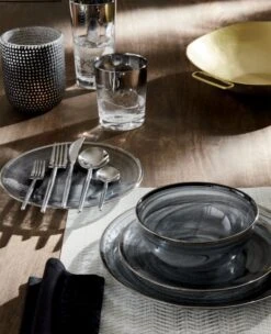 Poplin Black Cloth Napkins Set Of 8 -Optimal Furniture Store bubbleblacktealightcandlehldrJN18