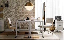 Marble Doorstop With Leather Loop Handle -Optimal Furniture Store go cartrollingdeskJN17