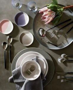 Bolt Grey Linen Napkin Set Of 4 -Optimal Furniture Store mirageiridescentdrinkwareJN18