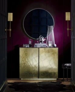 Fluted Gold Wall Sconce -Optimal Furniture Store serpentbarAG17