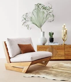 Sunset Teak Outdoor Lounge Chair -Optimal Furniture Store sunsetteakloungeMR18