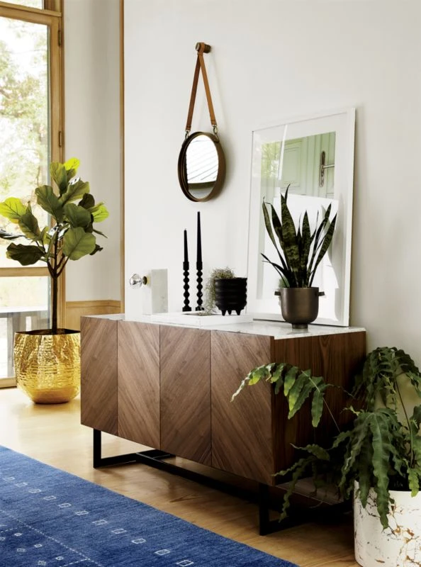 Potted Faux Fiddle Leaf Fig 5' 4 Potted Faux Fiddle Leaf Fig 5' - Image 4